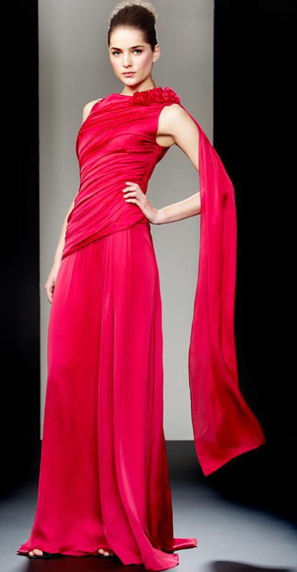 theia red gown